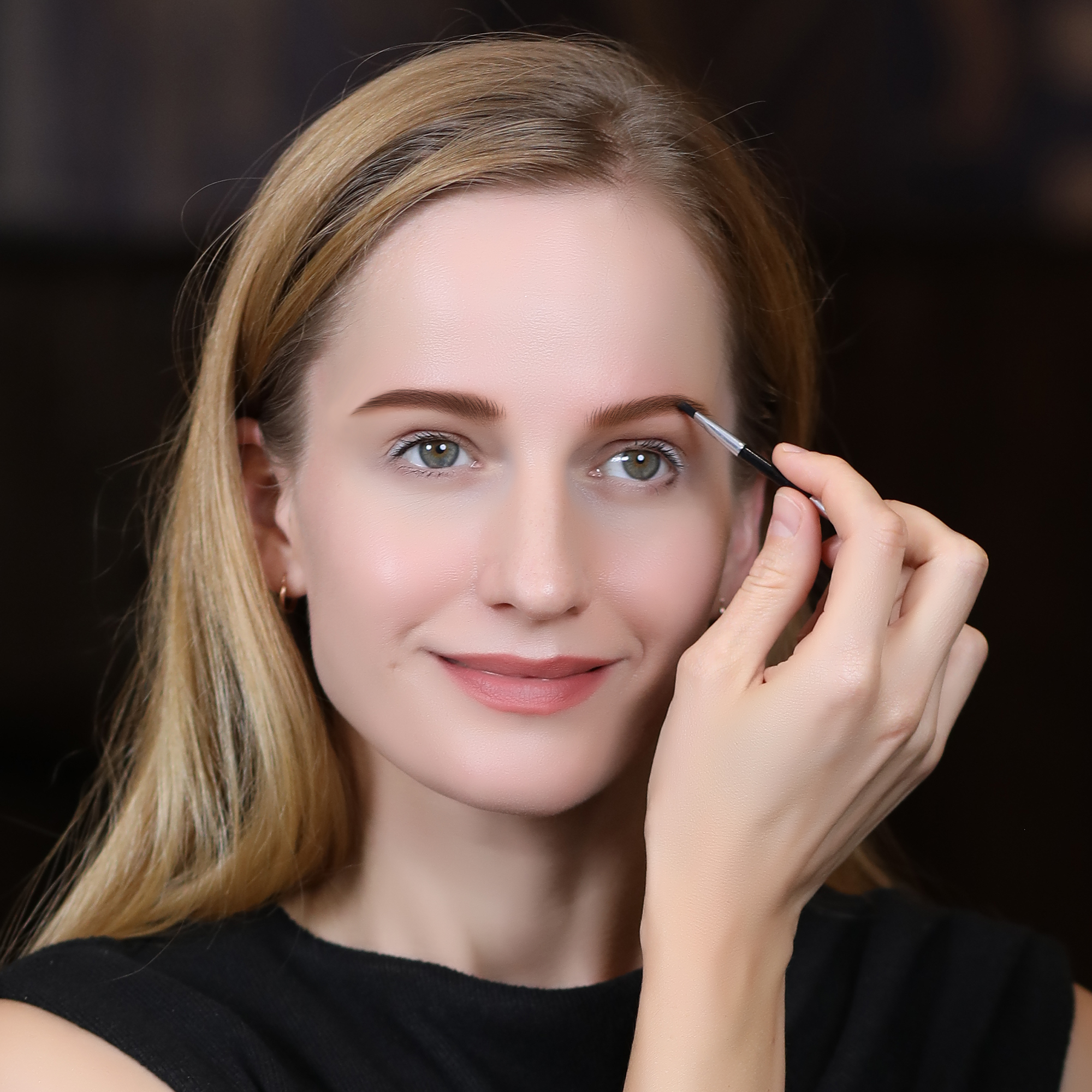 Eyebrow Cream with Brush, Long Lasting Waterproof Eyebrow Pencil Gel, Natural Brow Makeup