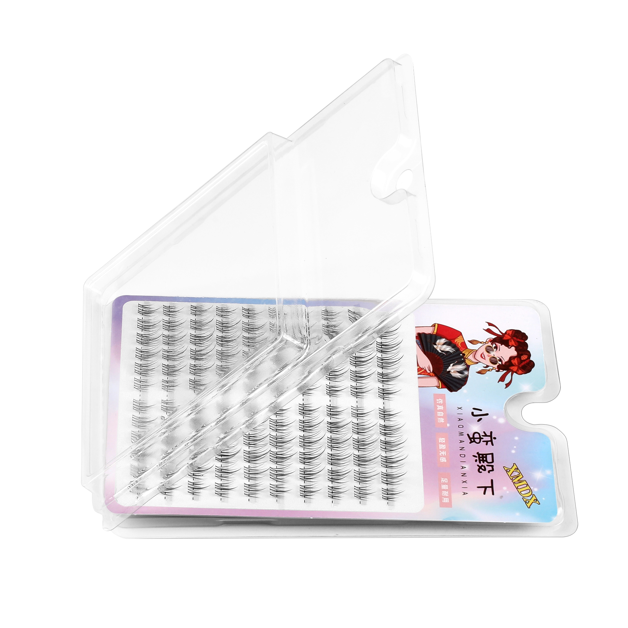 Enhance Your Style with Environmentally-Friendly Soft Brown False Lashes,120clusters