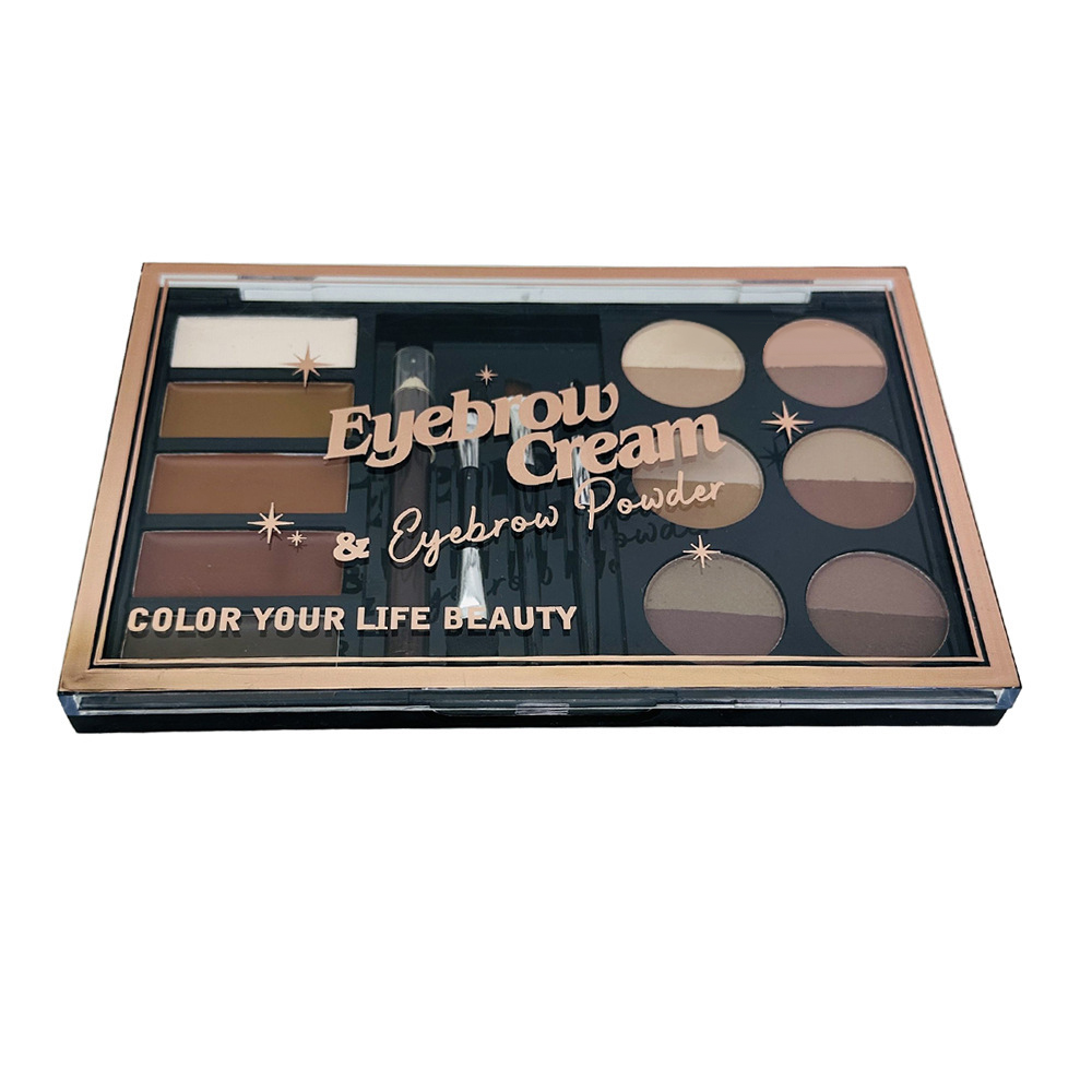 BAIMA Waterproof Novice Eyeshadow Multi-Colour Eyebrow Color Powder Palette Set